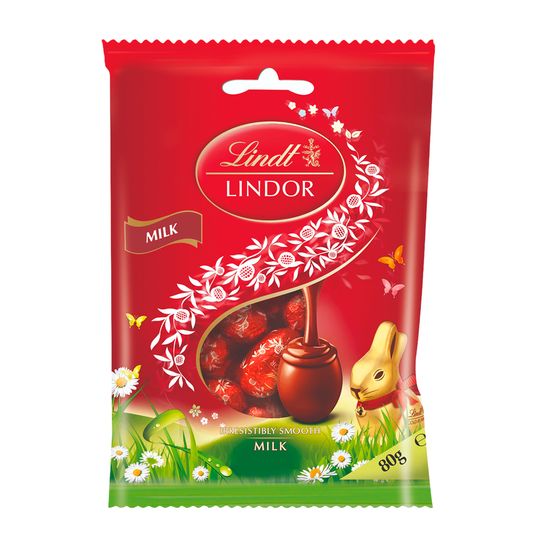 Mini Ovinhos LINDOR ao leite 80g